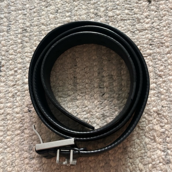 CASSANDRE BELT IN SMOOTH LEATHER BLACK 75 - Picture 8 of 9